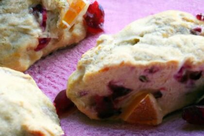 Zesty Cranberry Orange Scones: A Perfect Morning Treat