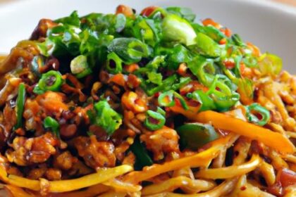 Dan Dan Noodles: Spicy Tradition Meets Savory Delight