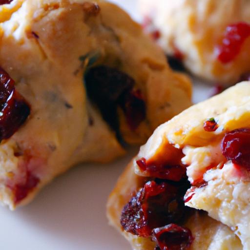 Zesty Cranberry Orange Scones: A tangy Twist on Tradition