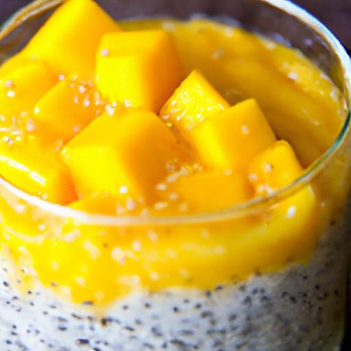 Tropical Mango Chia Pudding: A Nutritious Delight Recipe