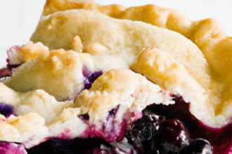 Blueberry Pie Bliss: A Delicious Slice of Sweet Tradition