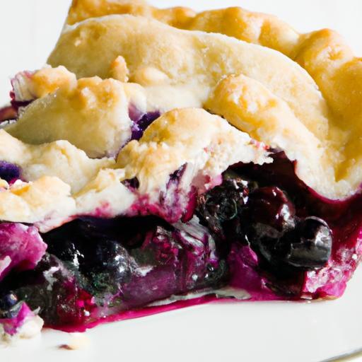 Blueberry Pie Bliss: A Delicious Slice of Sweet Tradition