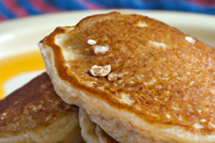 Fluffy Oat Flour Pancakes: Nutritious Morning Delight Recipe