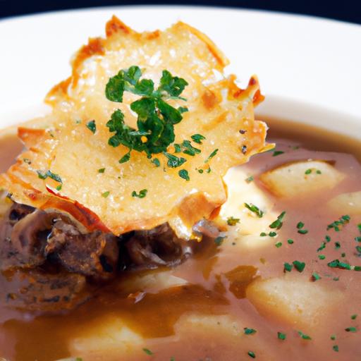 French Onion Soup Reinvented: Rich Beef Broth Delight