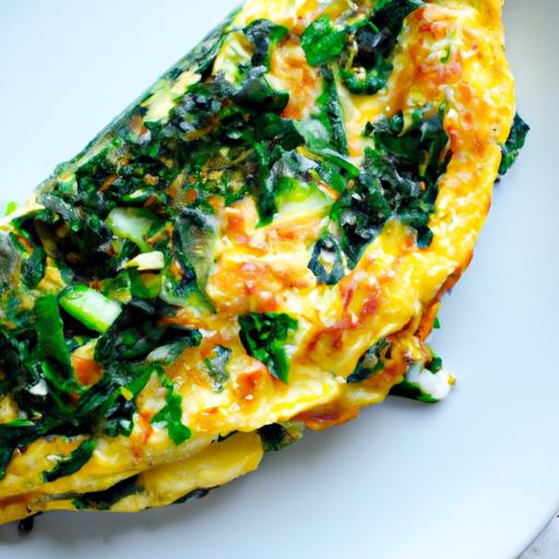 Brighten Mornings with‍ a Savory Spinach and Feta Omelet