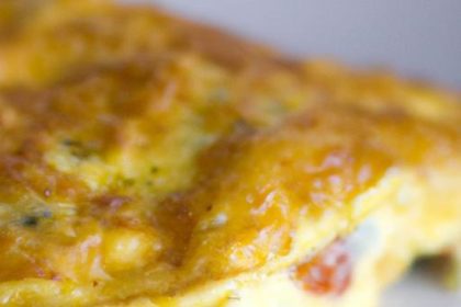 Whip Up a Fluffy Egg White Frittata: Light & Nutritious