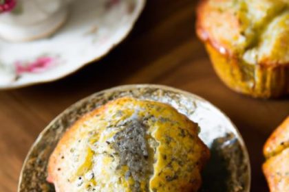 Zesty Lemon Poppy Seed Muffins: A Bright, Tangy Delight